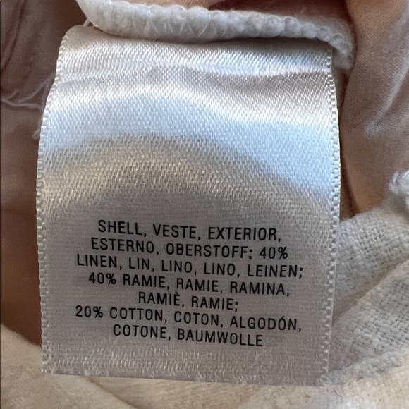 Anthropologie Linen Blend Cape Cod Sleeveless Jumpsuit with Belt - Picture 15 of 15